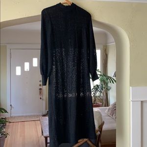 Vintage balloon sleeve dress